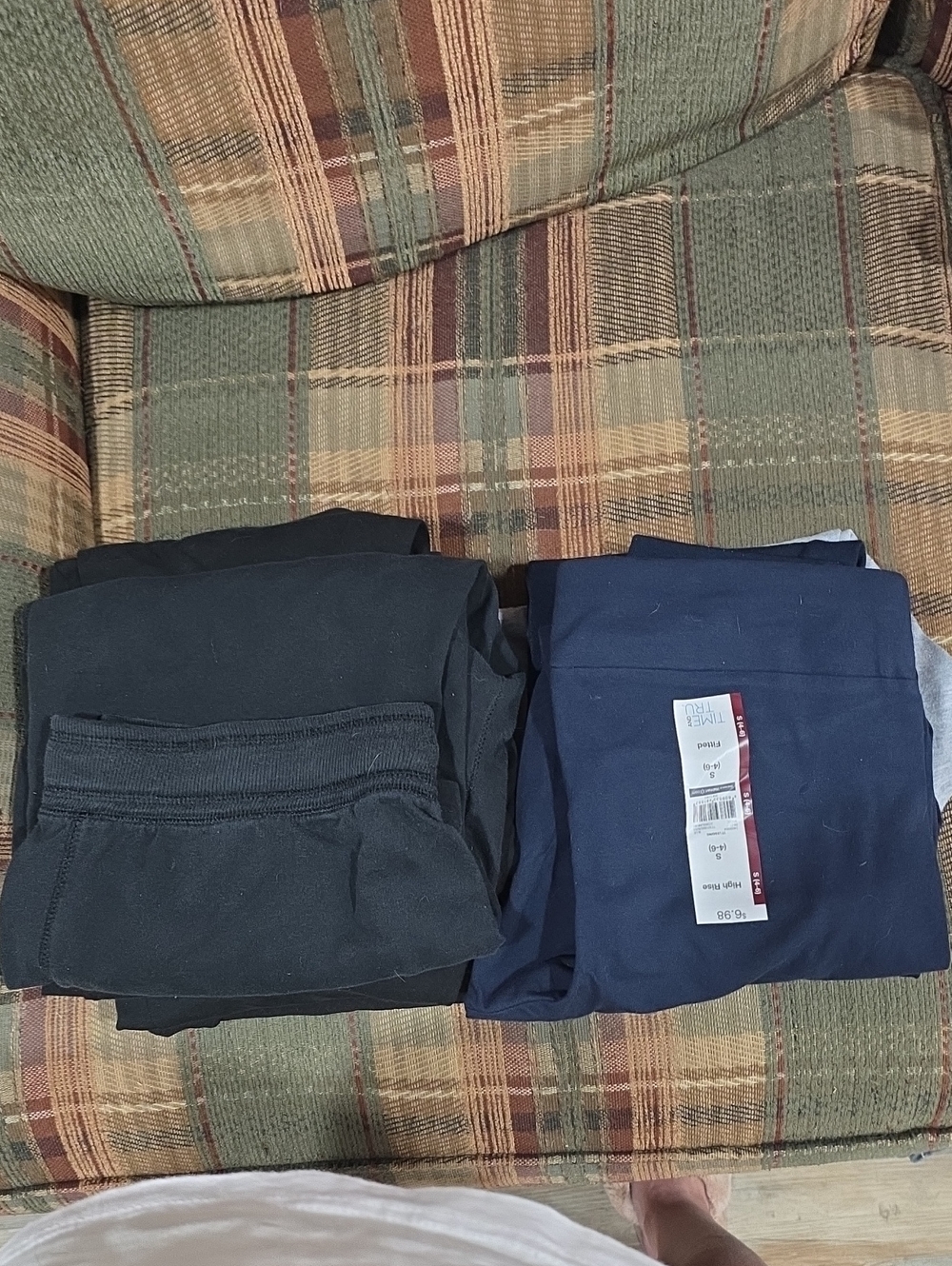 Stretch Active Bottoms - Black and Navy
